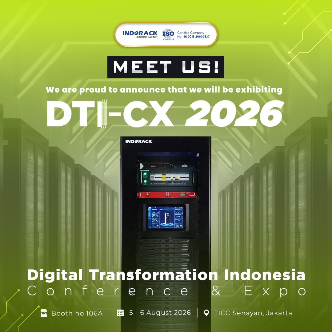Indorack Hadir di Event DTI-CX 2026 dengan Solusi Rack Server, Smart Rack, Device Charging Rack, Power Distribution Unit & Infrastruktur Data Center